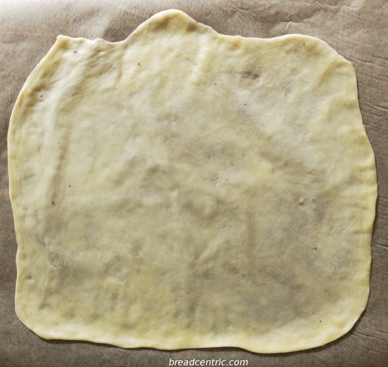 Fully stretched though, almost paper thin