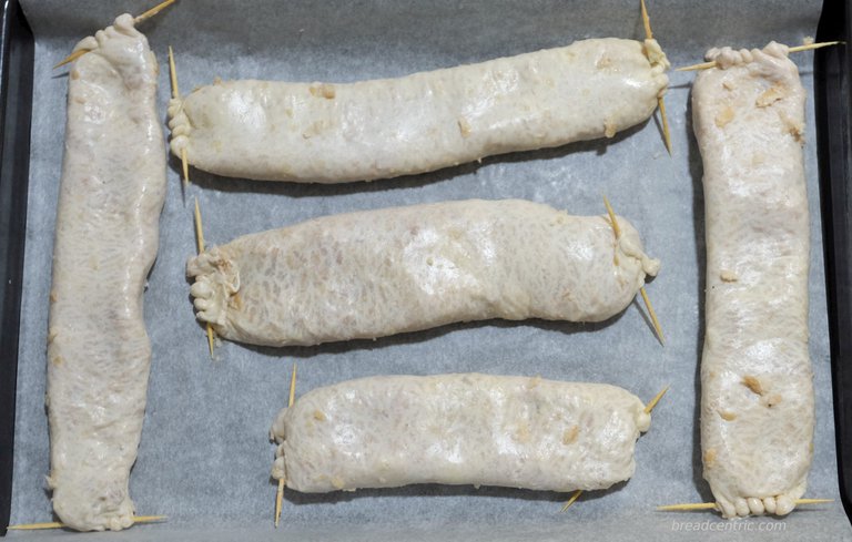 Dzionie ready for baking