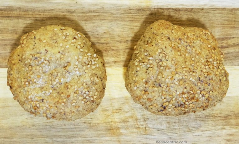 Finished burger buns