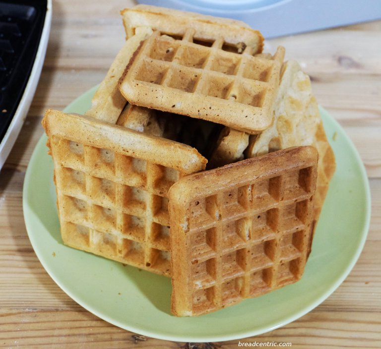 Waffle tower