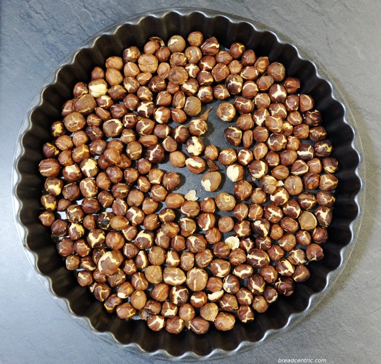 Roasted hazelnuts