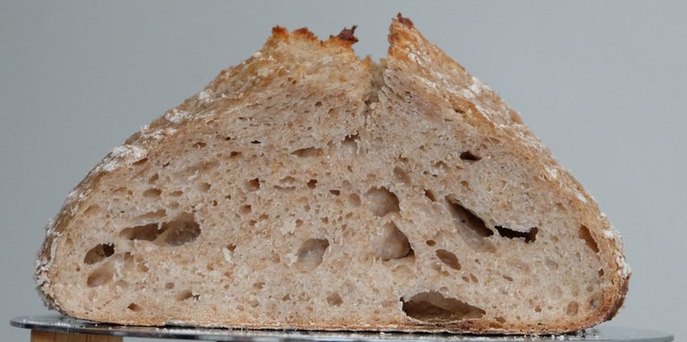 Justin&rsquo;s sourdough - the crumb