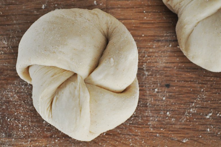 Shaped Kaiser roll