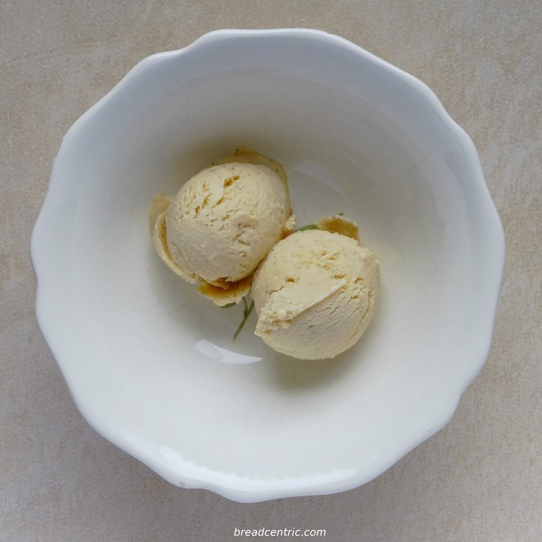 Vanilla ice-cream