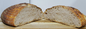 Wheat sourdough bread - the crumb