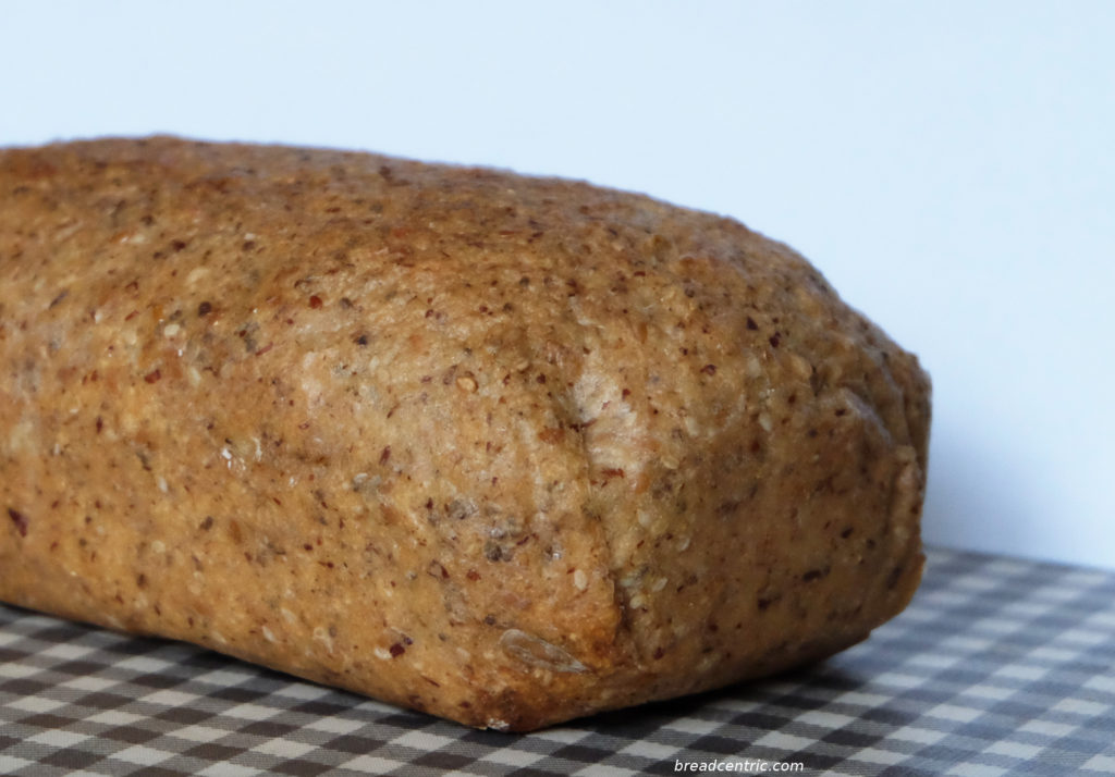 Gluten-free bread with sorghum in the levain