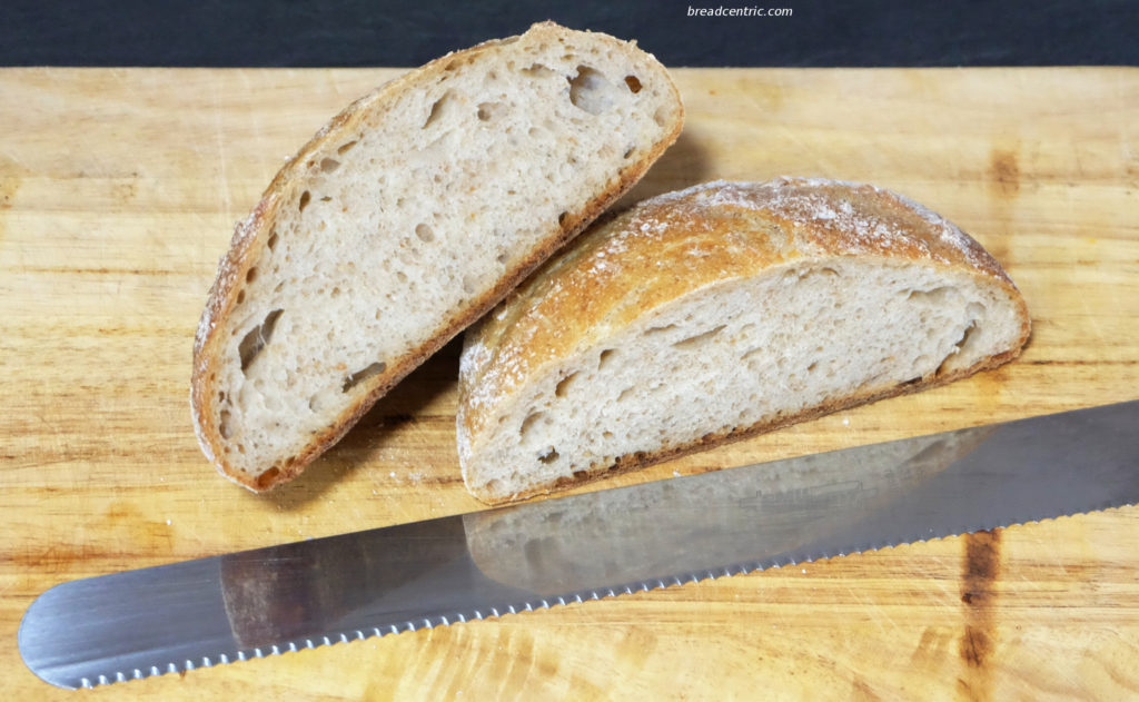 Rustic bread - the crumb