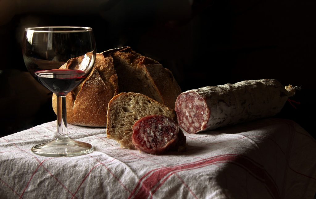 Bread and wine