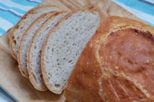 Wheat bread on levain - the crumb