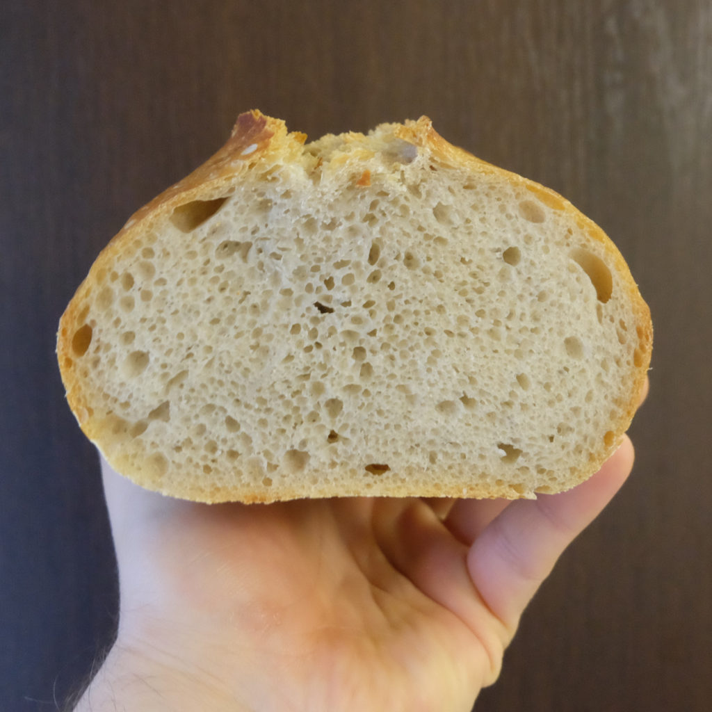 Chleb na wodzie drożdżowej - miękisz