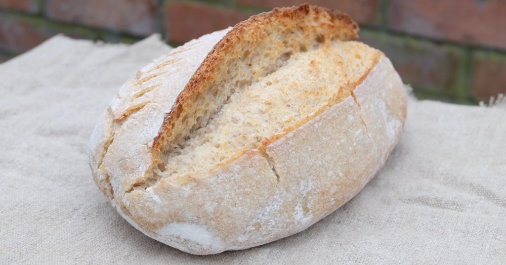 Chleb z Vermont na zakwasie, z dodatkiem mąki pszennej pełnoziarnistej