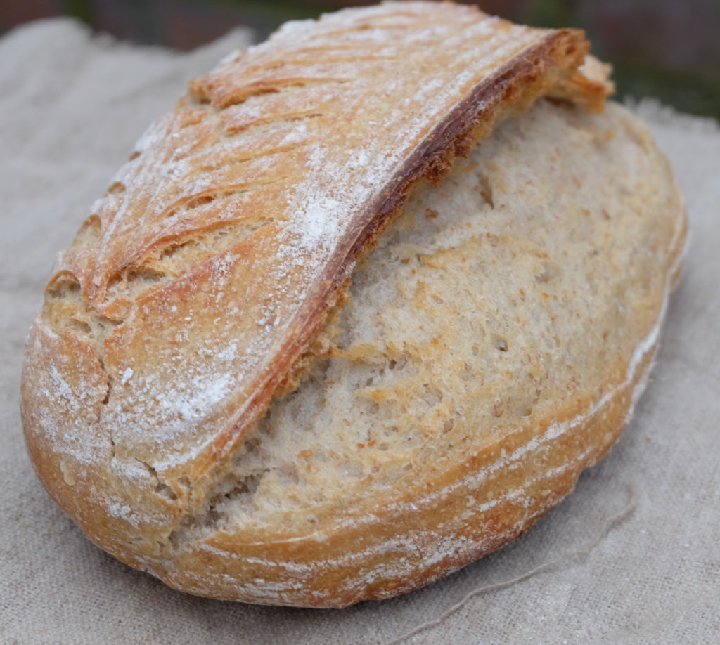 Vermont sourdough with wholemeal flour,