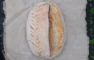 Chleb z Vermont na zakwasie, z dodatkiem mąki pszennej pełnoziarnistej